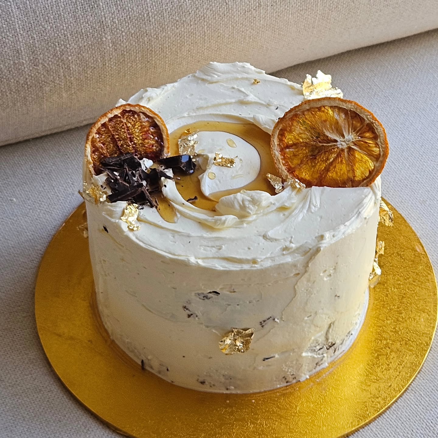 Artistic Brushstroke Cake