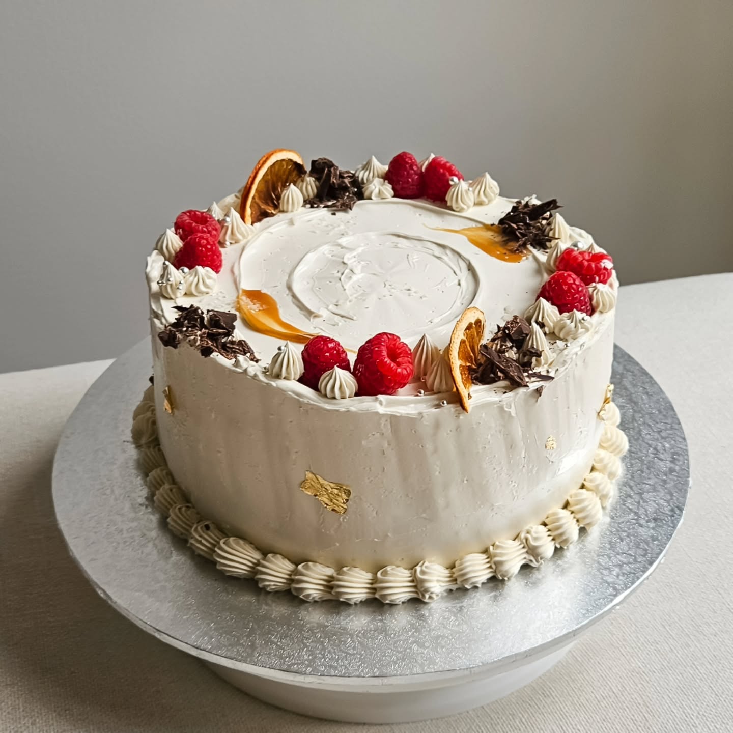 Artistic Brushstroke Cake
